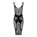 Kleid Schwarz D609 von Obsessive