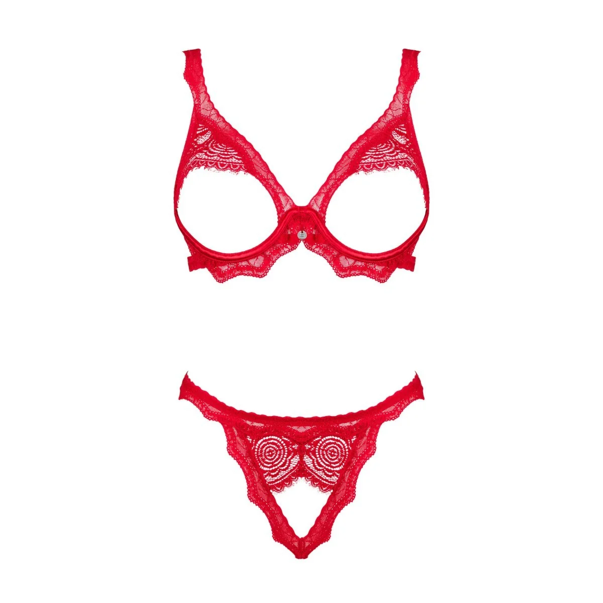 Bergamore 2er Set mit offenem BH von Obsessive kaufen | Fesselliebe