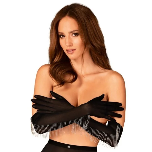 Milladis Gloves schwarz von Obsessive kaufen | Fesselliebe