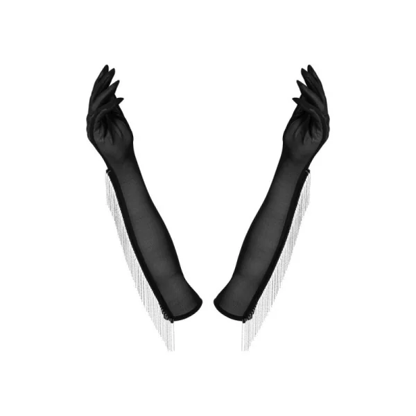Milladis Gloves schwarz von Obsessive kaufen | Fesselliebe