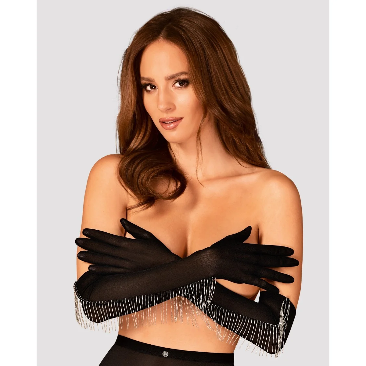 Milladis Gloves schwarz von Obsessive kaufen | Fesselliebe
