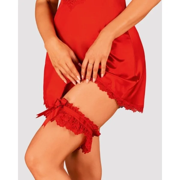 Amor Cherris Garter rot von Obsessive kaufen | Fesselliebe