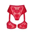 Belovya Garter Höschen Rot von Obsessive