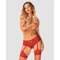 Belovya Garter Höschen Rot von Obsessive