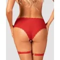 Belovya Garter Höschen Rot von Obsessive
