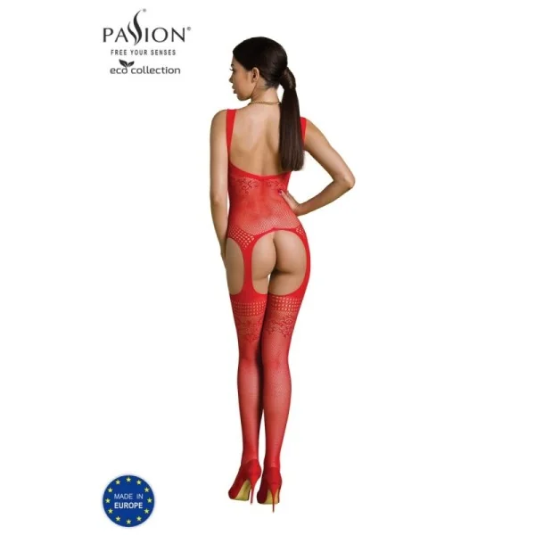 Eco Bodystocking Bs008 rot von Passion Eco Collection kaufen | Fesselliebe