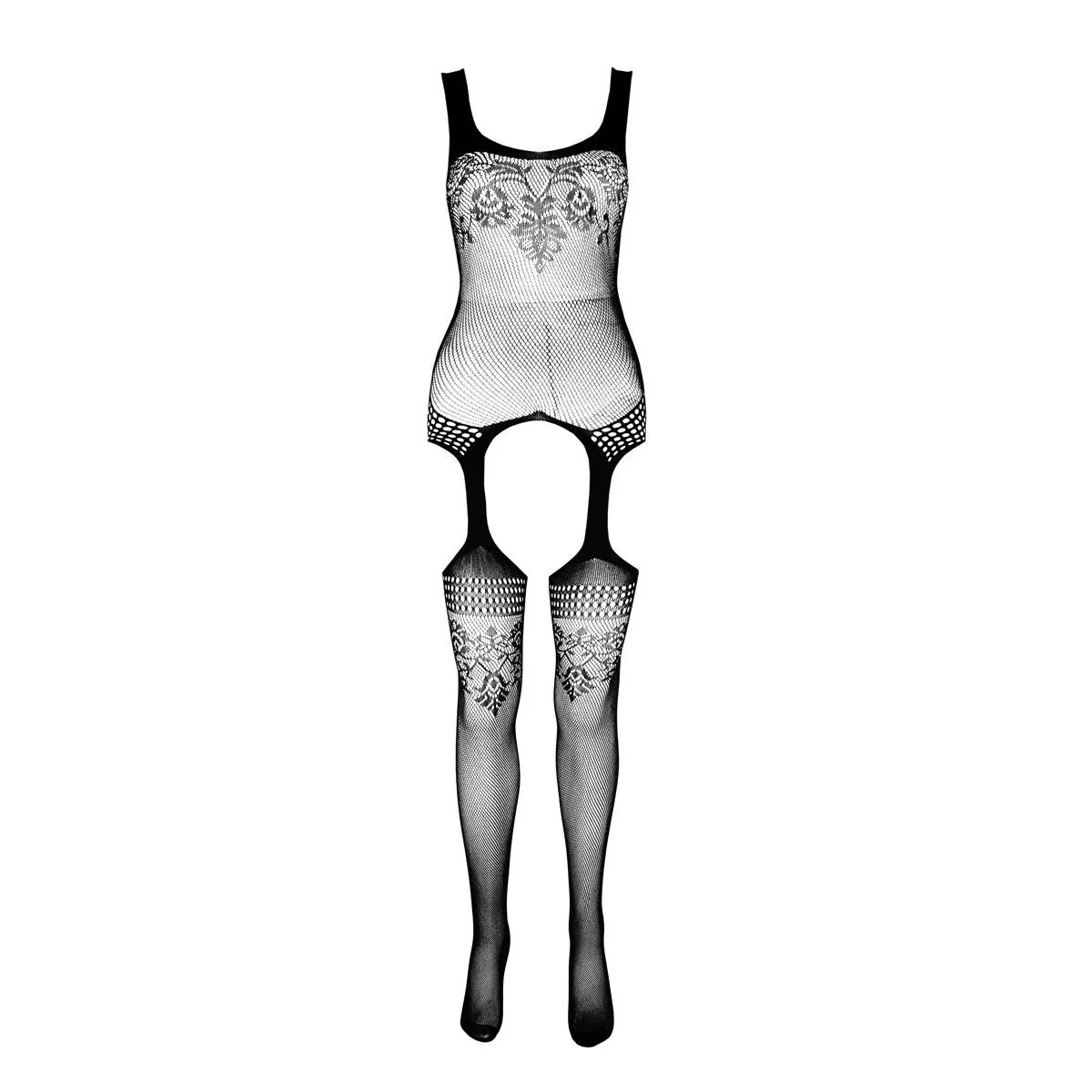 Eco Bodystocking Bs008 schwarz von Passion Eco Collection kaufen | Fesselliebe