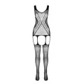 Eco Bodystocking Bs007 Schwarz von Passion Eco Collection