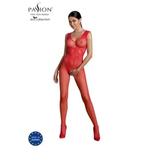 Eco Bodystocking Bs003 Rot von Passion Eco Collection