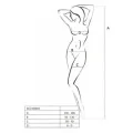 Eco Bodystocking Bs003 Schwarz von Passion Eco Collection