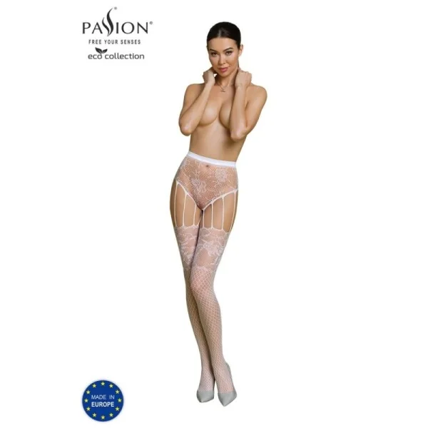 Eco Strumpfhose S004 weiß von Passion Eco Collection kaufen | Fesselliebe