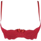 BH Rot mit Offenen Cups V-9801 von Axami | Fesselliebe.de