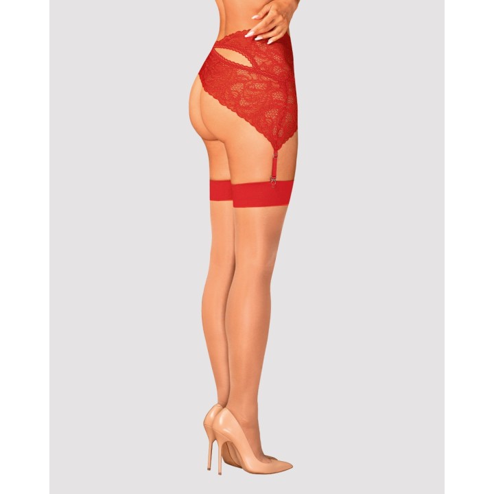 Strümpfe Nude-Rot S814 von Obsessive | Fesselliebe.de