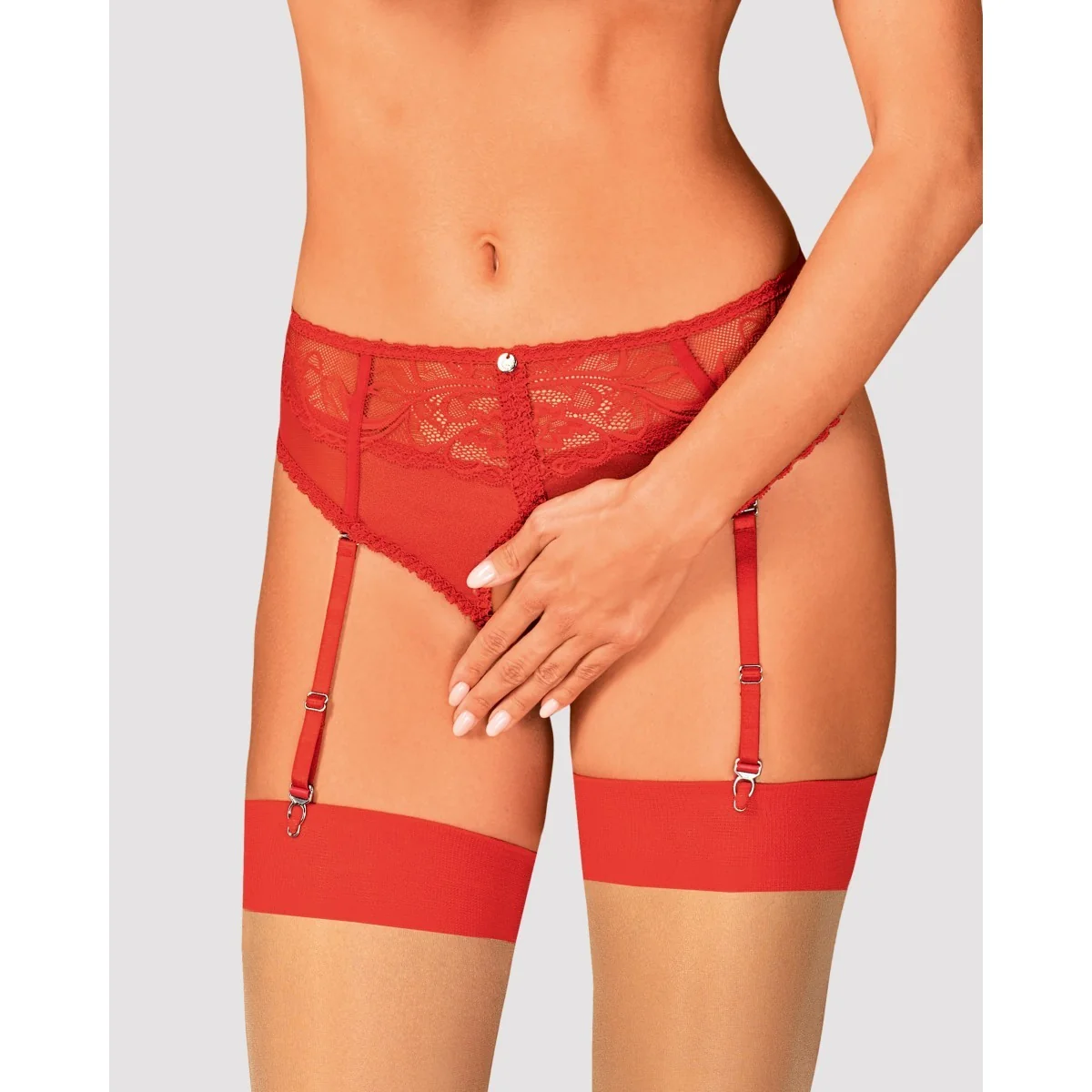 Dagmarie Garter Höschen rot von Obsessive kaufen | Fesselliebe