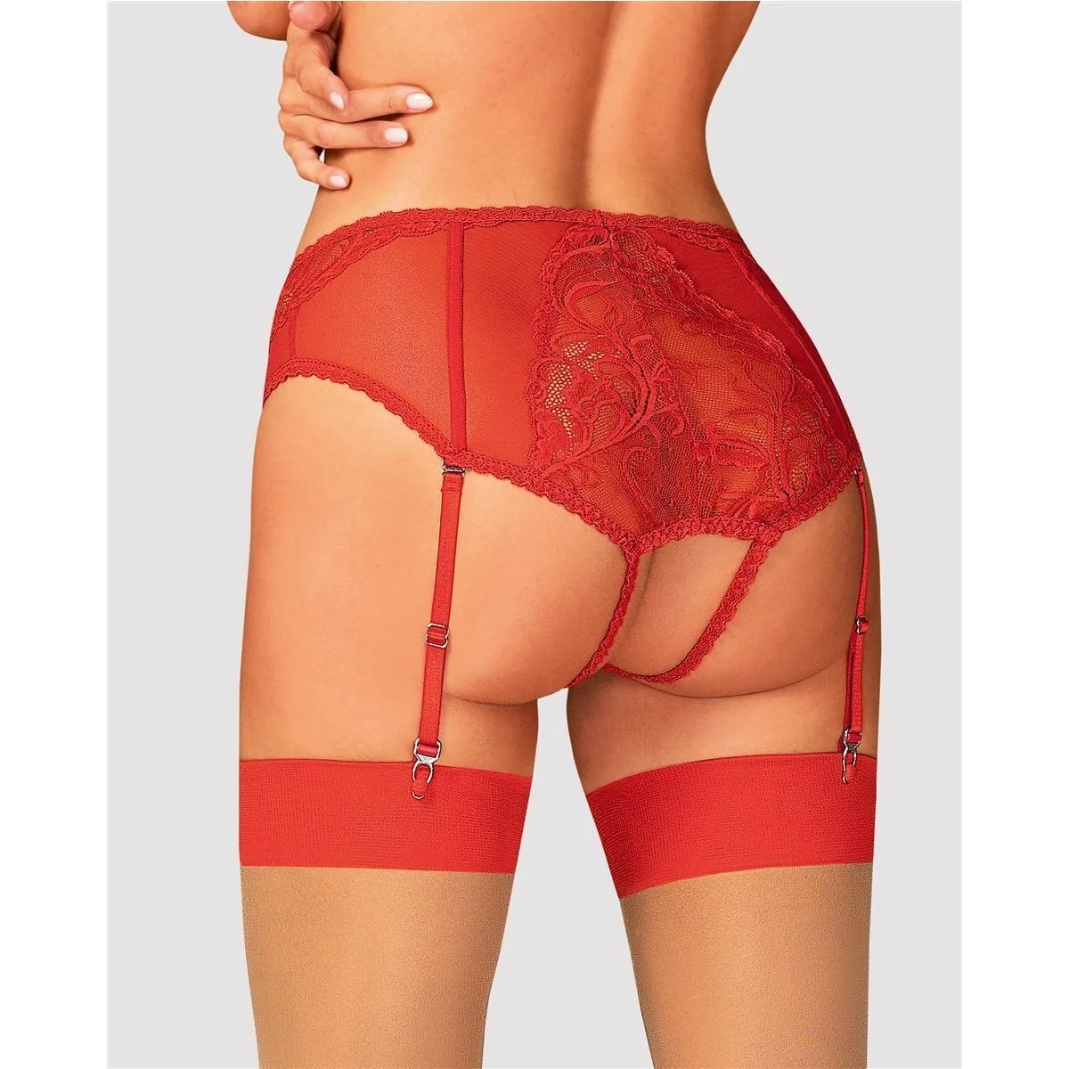 Dagmarie Garter Höschen rot von Obsessive kaufen | Fesselliebe