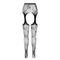 Eco Strumpfhose Ouvert S001 Rot von Passion Eco Collection