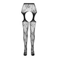 Eco Strumpfhose Ouvert S001 Schwarz von Passion Eco Collection