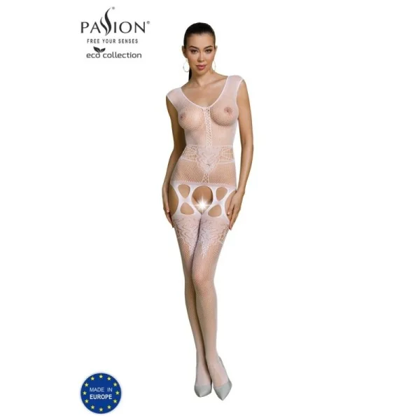Eco Bodystocking Bs014 weiß von Passion Eco Collection kaufen | Fesselliebe