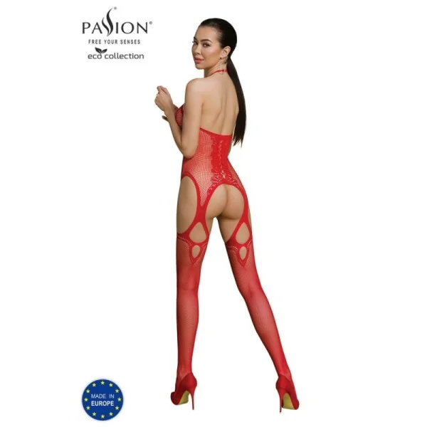 Eco Bodystocking Bs013 rot von Passion Eco Collection kaufen | Fesselliebe