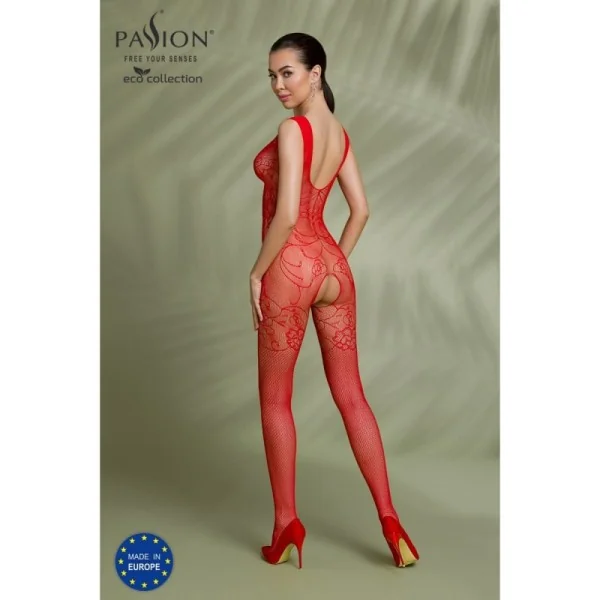 Eco Bodystocking Bs012 rot von Passion Eco Collection kaufen | Fesselliebe