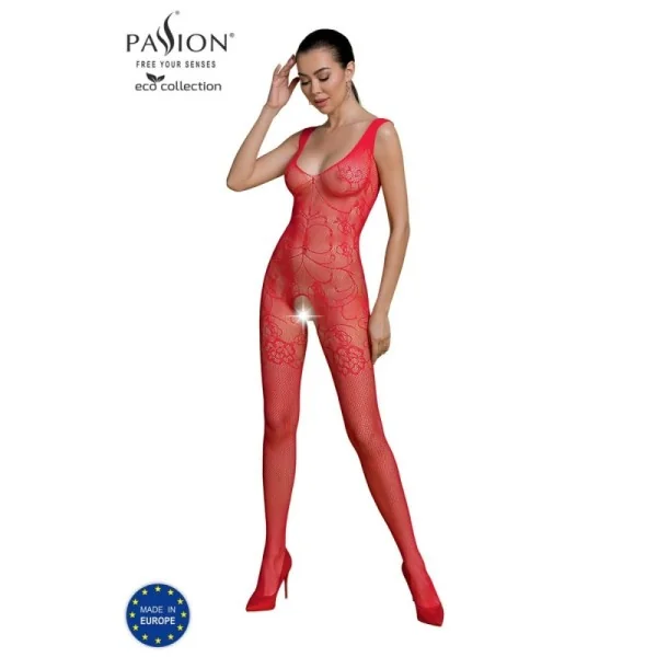 Eco Bodystocking Bs012 rot von Passion Eco Collection kaufen | Fesselliebe