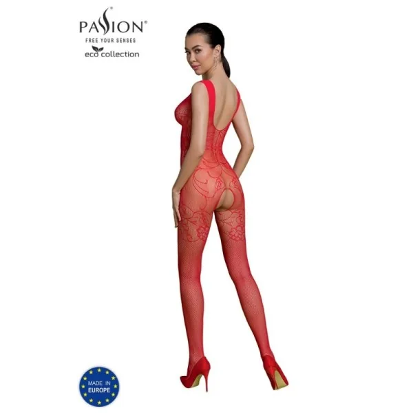 Eco Bodystocking Bs012 rot von Passion Eco Collection kaufen | Fesselliebe