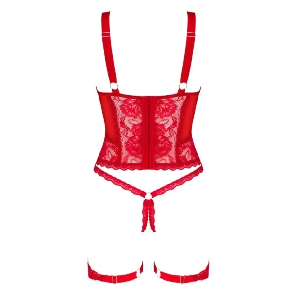 Belovya Korsett & Tanga rot von Obsessive kaufen | Fesselliebe