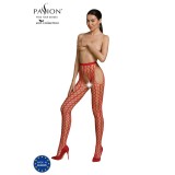 Eco Strumpfhose Ouvert S007 Rot von Passion Eco Collection | Fesselliebe.de