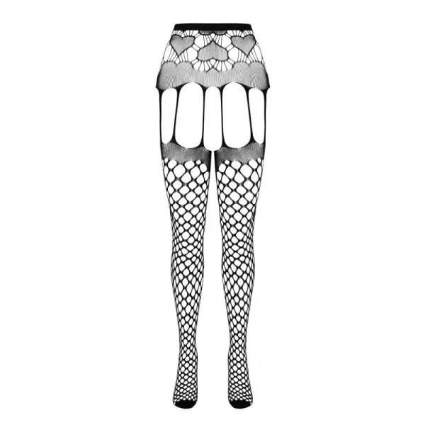 Eco Straps-Strumpfhose S009 rot von Passion Eco Collection kaufen | Fesselliebe