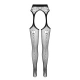 Eco Straps-Strumpfhose S008 Weiss von Passion Eco Collection | Fesselliebe.de