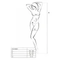 Eco Bodystocking Bs001 Schwarz von Passion Eco Collection