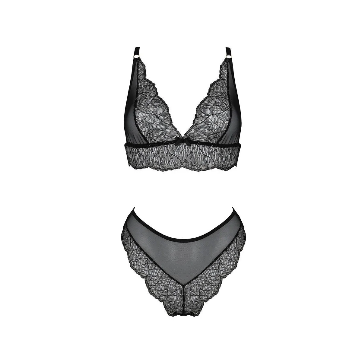 Amberly Size Plus 2er Set schwarz von Passion Size Plus kaufen | Fesselliebe