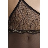 Amberly Size Plus Korsett & Tanga Schwarz von Passion Size Plus | Fesselliebe.de