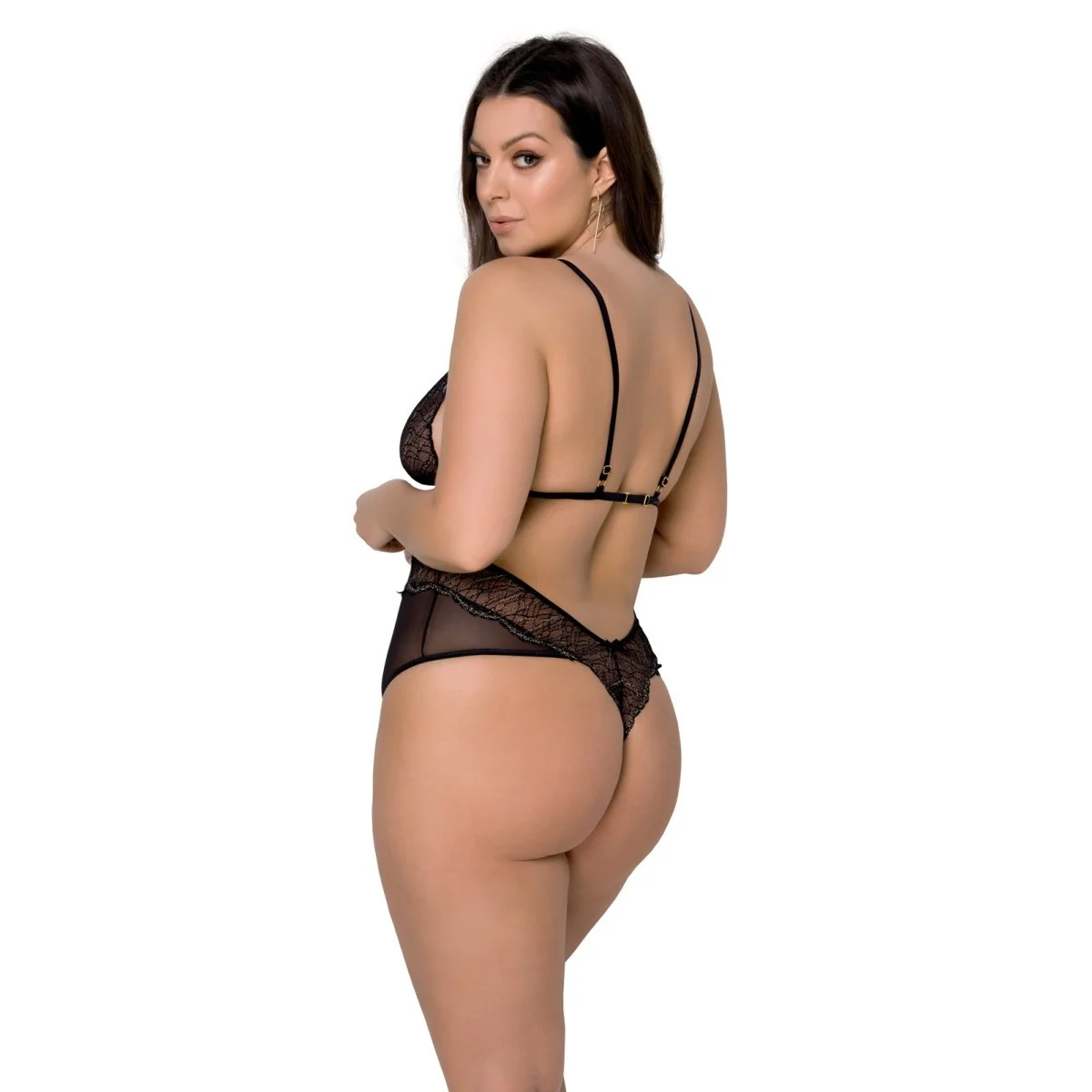 Amberly Size Plus Body schwarz von Passion Size Plus kaufen | Fesselliebe