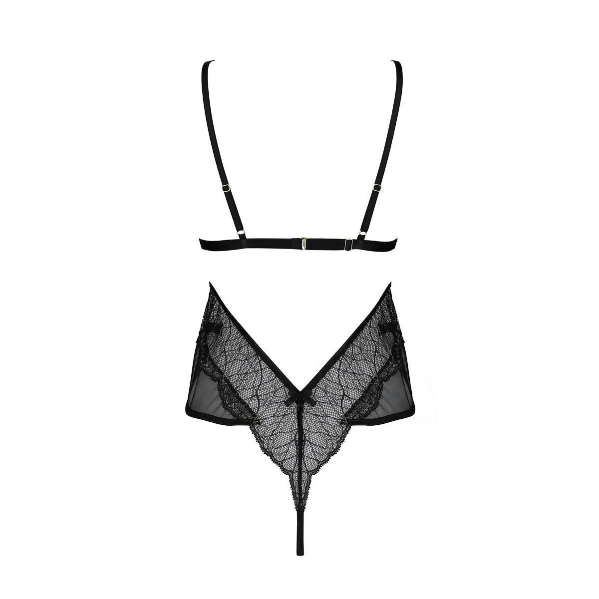 Amberly Size Plus Body schwarz von Passion Size Plus kaufen | Fesselliebe