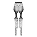 Eco Straps-Strumpfhose S005 Schwarz von Passion Eco Collection