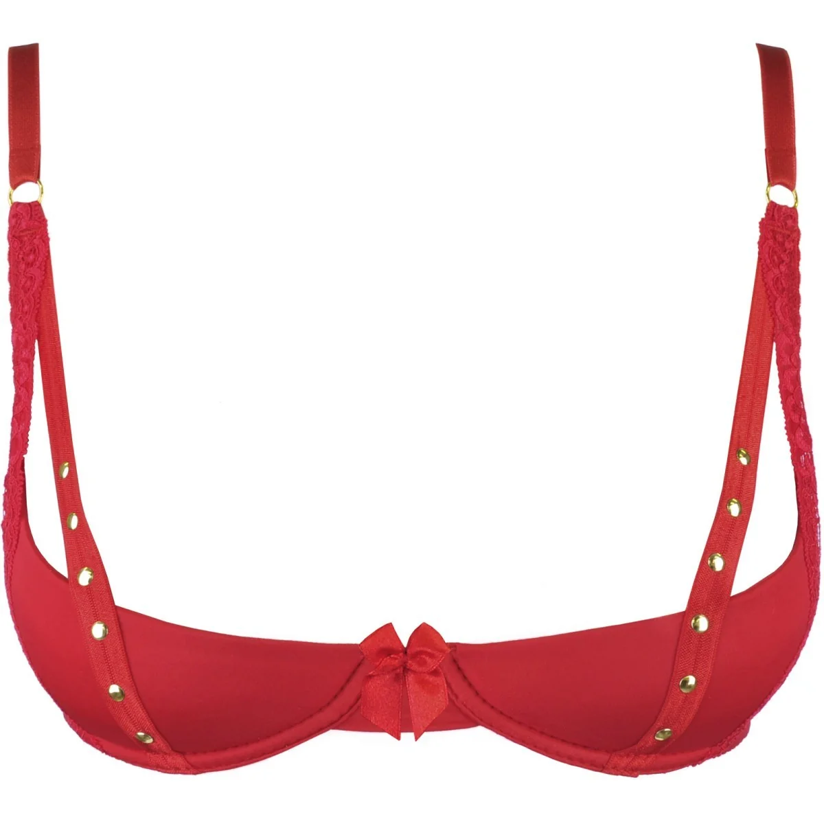 BH rot mit offenen Cups V-9771 von Axami kaufen | Fesselliebe
