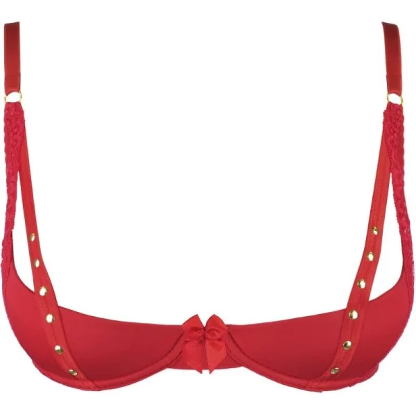 BH rot mit offenen Cups V-9771 von Axami kaufen | Fesselliebe