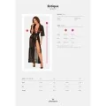 Estiqua Peignoir Schwarz von Obsessive