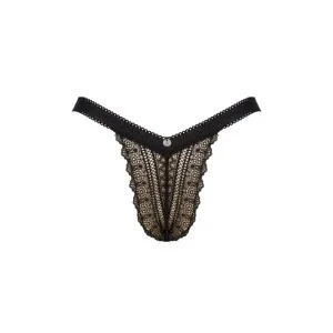 Estiqua Höschen Schwarz von Obsessive