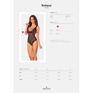 Estiqua Body Schwarz von Obsessive