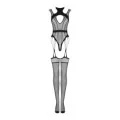 Bodystocking Schwarz G327 von Obsessive