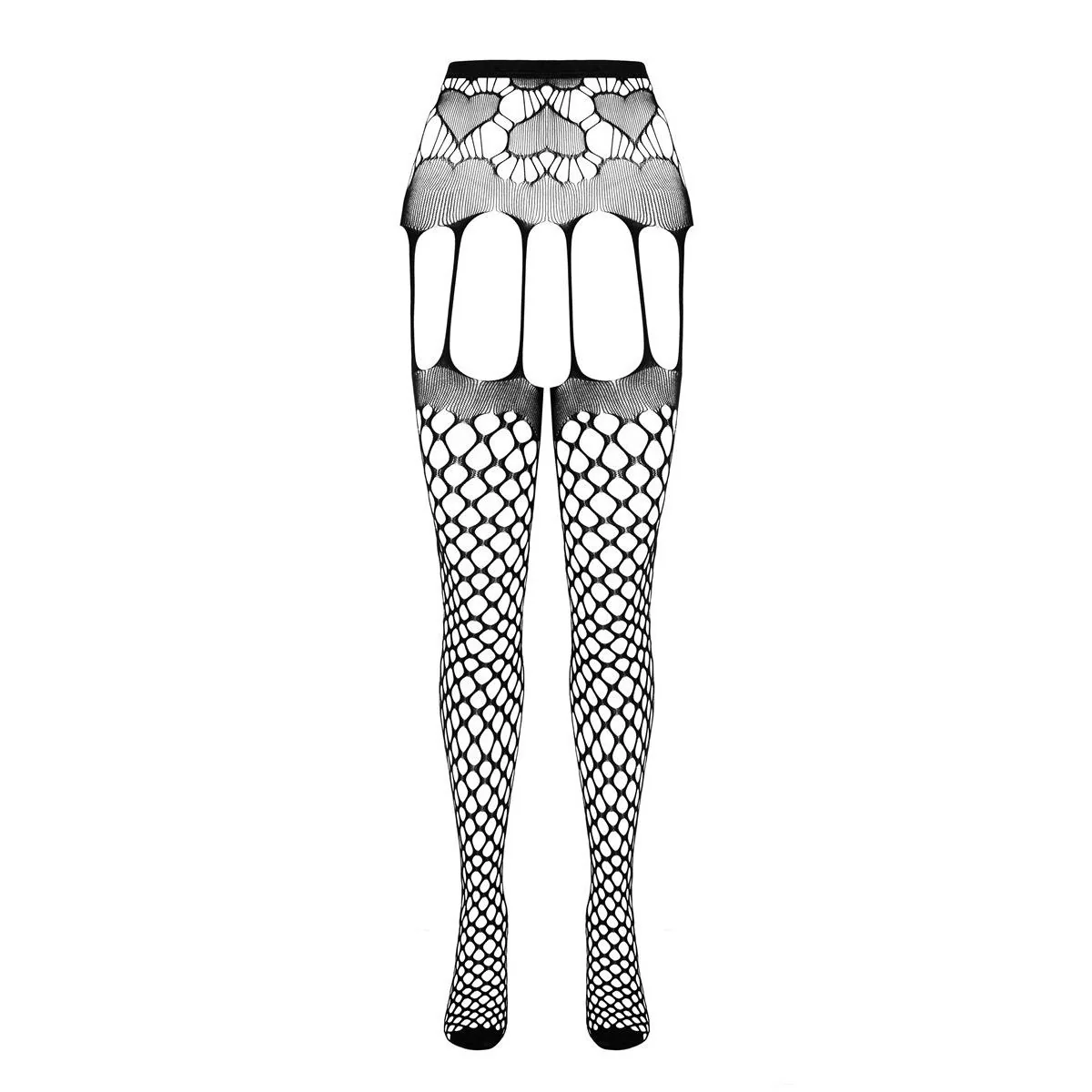 Eco Straps-Strumpfhose S009 schwarz von Passion Eco Collection kaufen | Fesselliebe