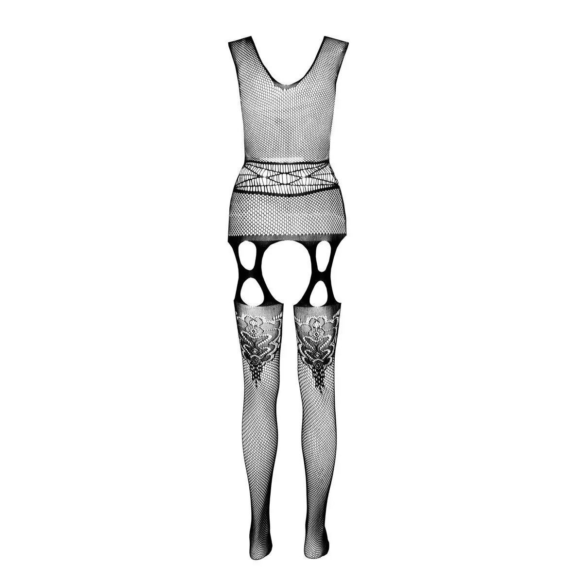 Eco Bodystocking Bs014 schwarz von Passion Eco Collection kaufen | Fesselliebe