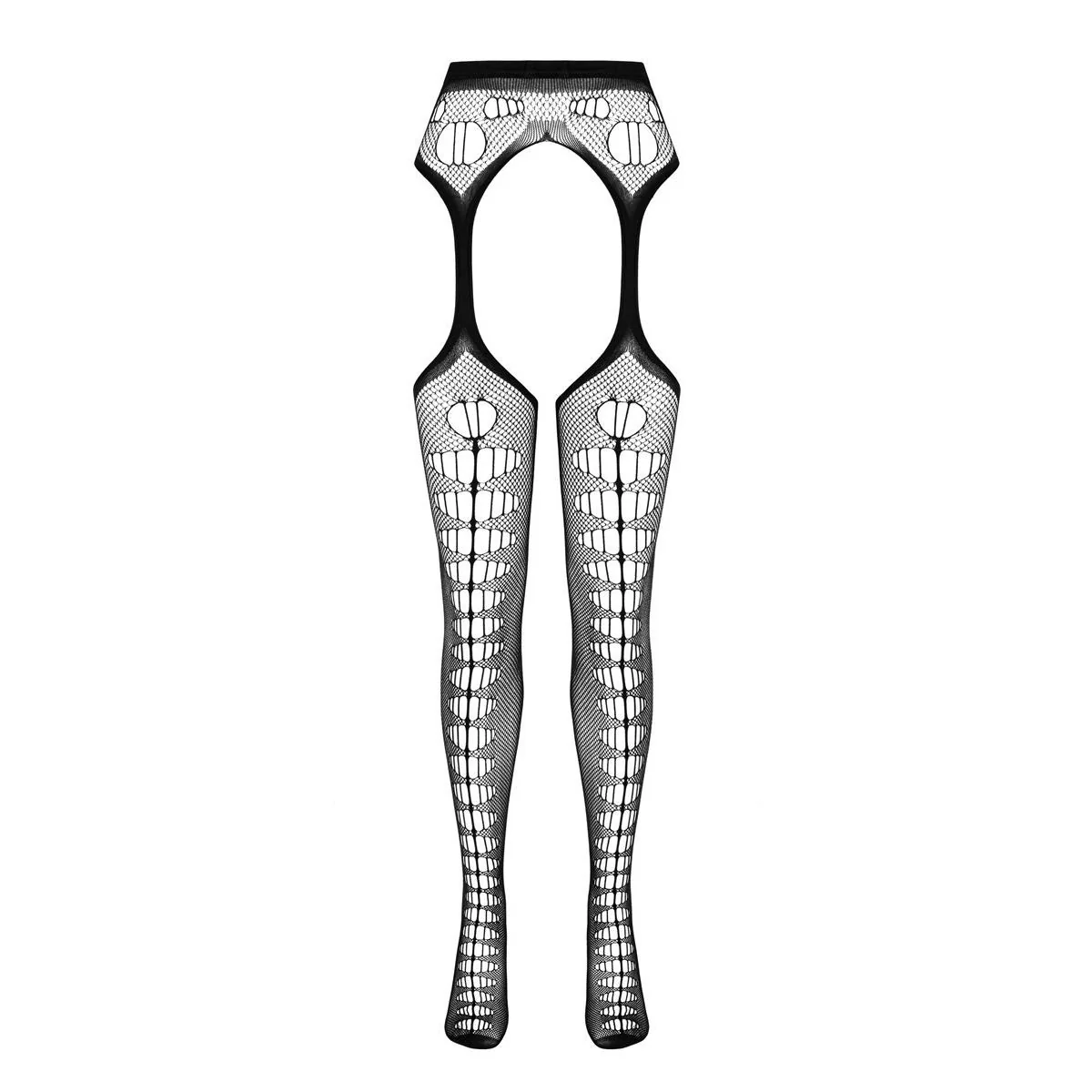 Eco Straps-Strumpfhose S008 schwarz von Passion Eco Collection kaufen | Fesselliebe