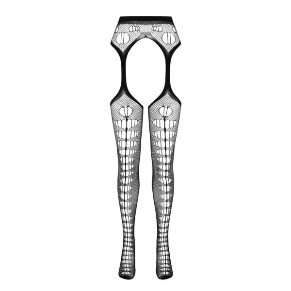 Eco Straps-Strumpfhose S008 schwarz von Passion Eco Collection kaufen | Fesselliebe