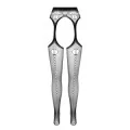 Eco Straps-Strumpfhose S008 Schwarz von Passion Eco Collection