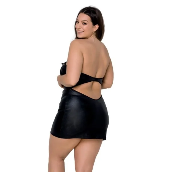 Celin Size Plus Chemise & Tanga schwarz von Passion Size Plus kaufen | Fesselliebe