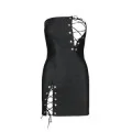 Celin Size Plus Chemise & Tanga Schwarz von Passion Size Plus