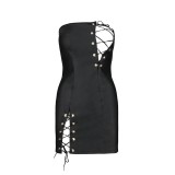Celin Size Plus Chemise & Tanga Schwarz von Passion Size Plus | Fesselliebe.de